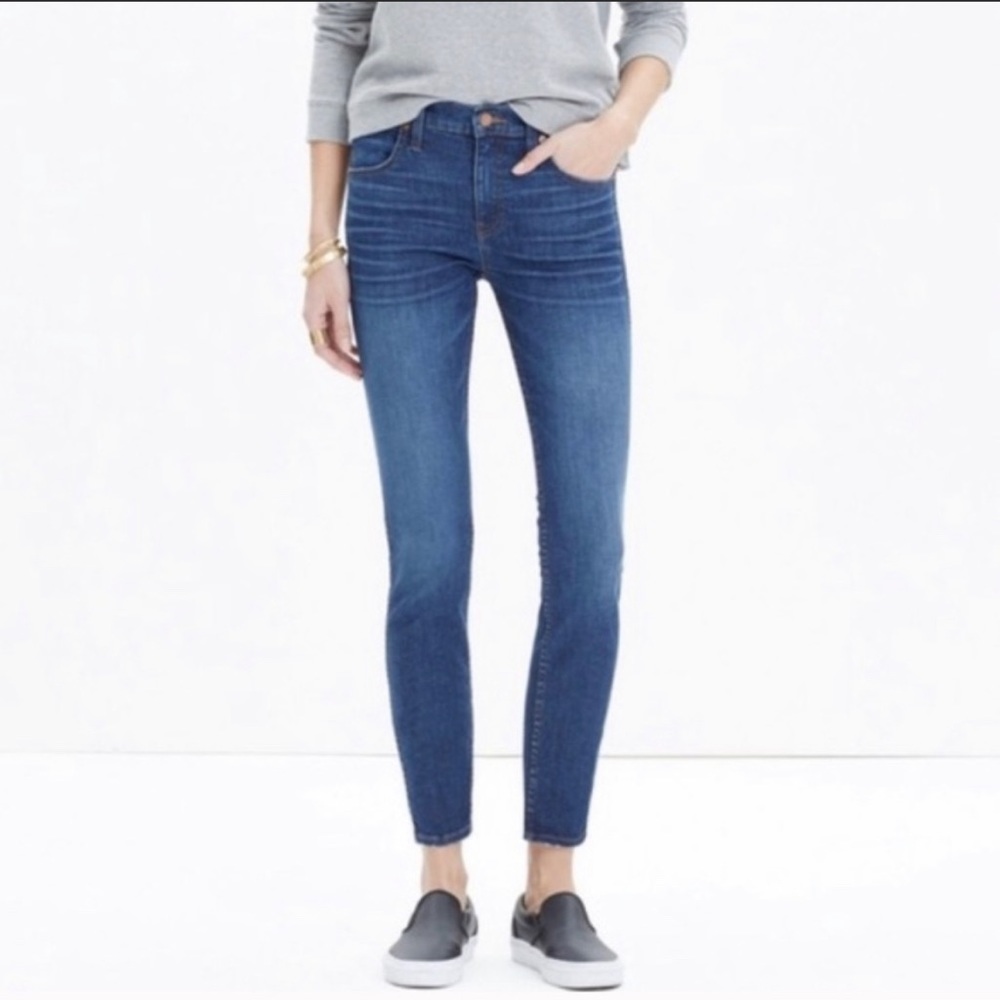 Madewell 9” high riser skinny skinny jeans size 27 tall